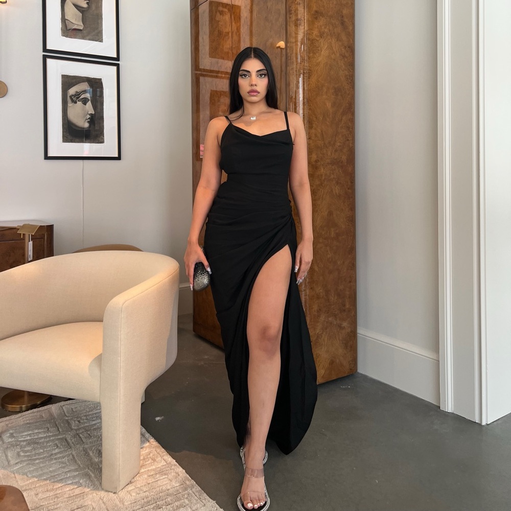 JACQUEMUS La robe Saudade longue dress